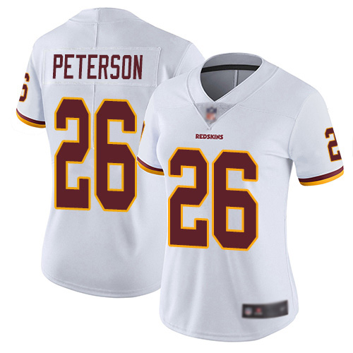 Washington Redskins Limited White Women Adrian Peterson Road Jersey NFL Football #26 Vapor->youth nfl jersey->Youth Jersey